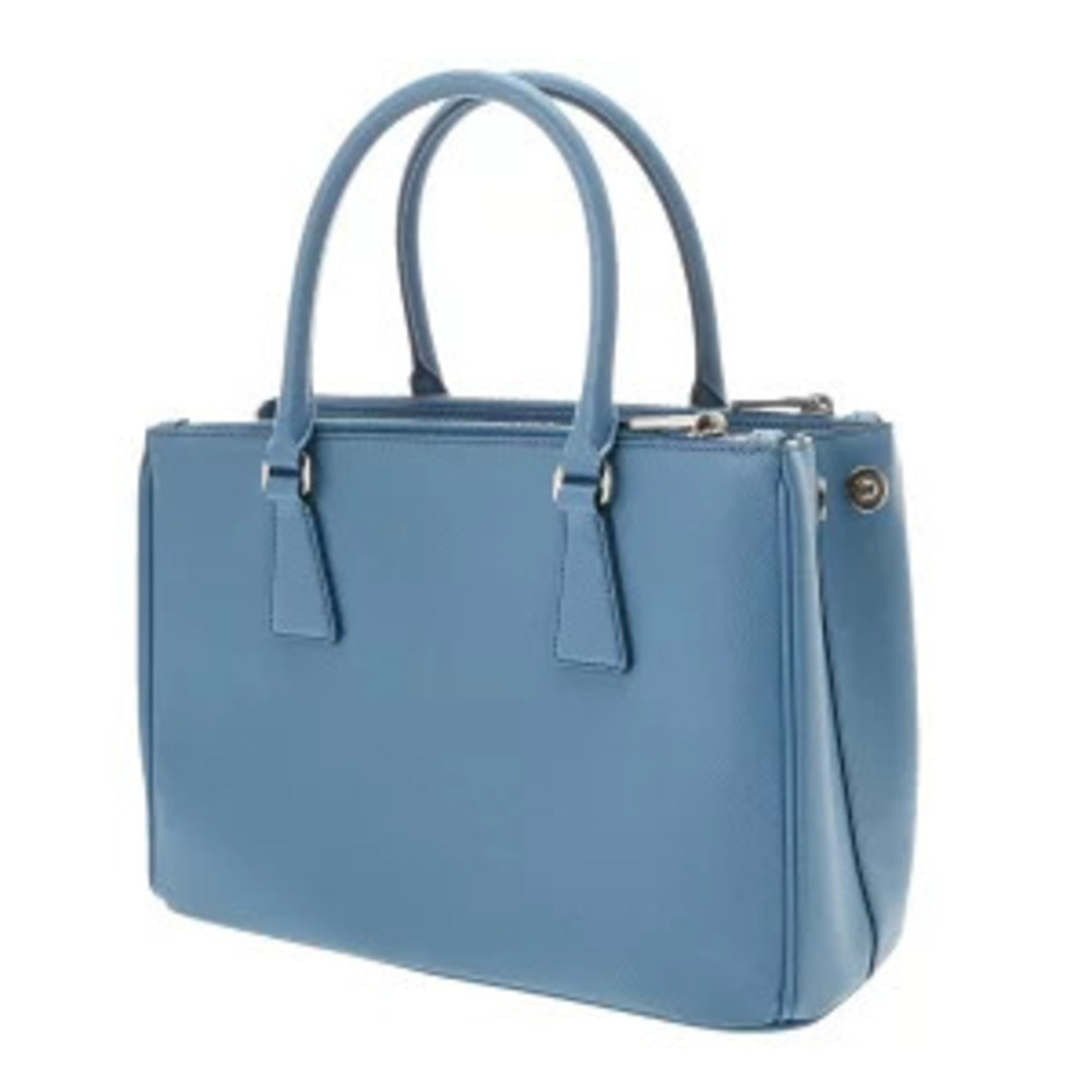 Prada Galleria Bag Blue Saffiano Leather Handbag - Picture 2 of 9